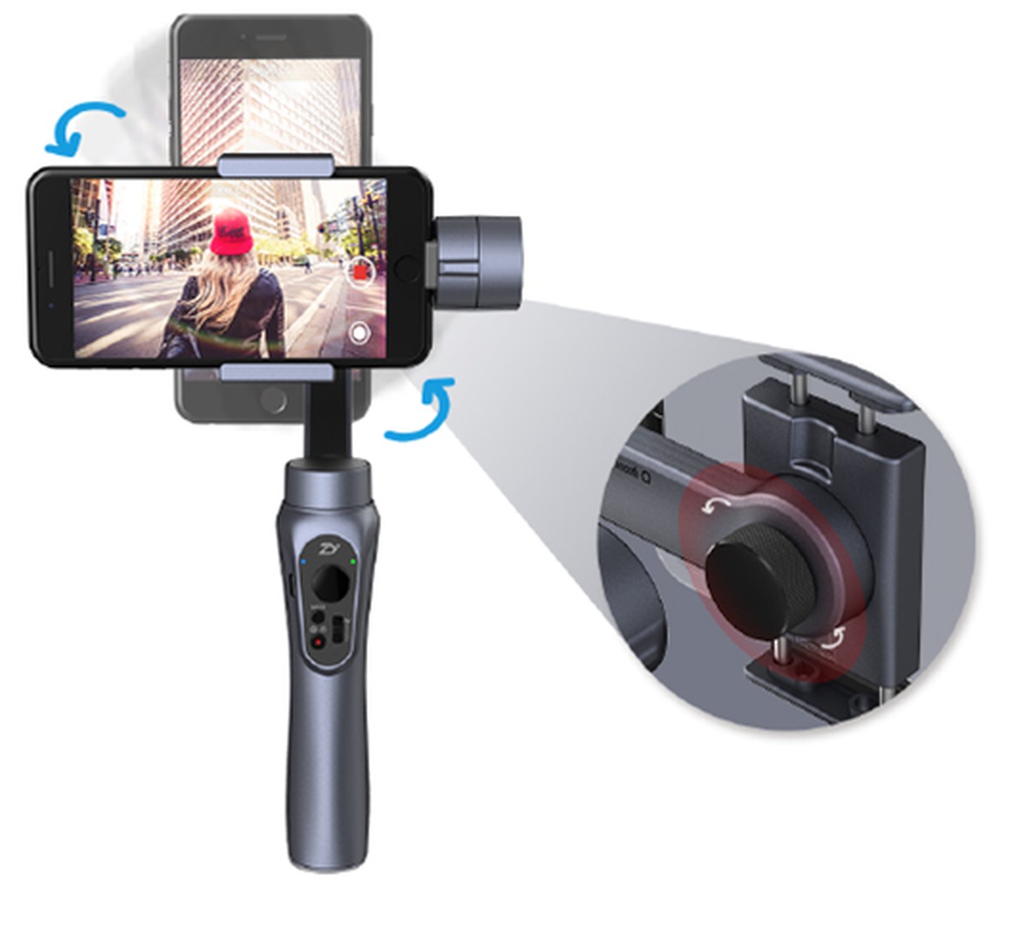 Zhiyun Smooth-Q 3-axis gimbal stabilizer for smartphone and